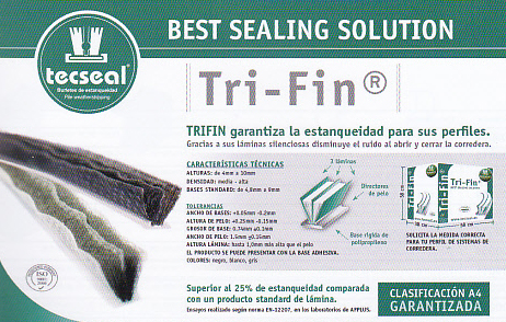 accesorios, felpa trilamina, aluminio, carpinteria, barcelona, correderas, estanqueidad, lamina hidrofuga