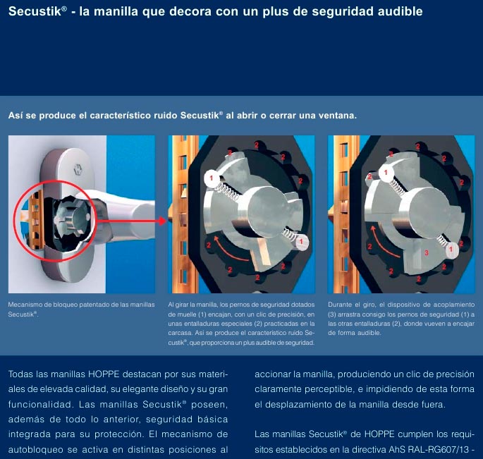 secustik, manilla secustik, cierre multipunto, multipunto, maneta multipunto, seguridad corredera, seguridad, herraje multipunto, manilla