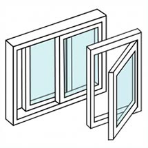 Información sobre ventanas de aluminio, aluminio RPT y PVC