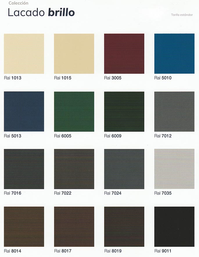 mallorquina, colores, lacado brillo, persiana mallorquina, mallorquinas de aluminio, persianas mallorquinas de aluminio, aluminio, barcelona