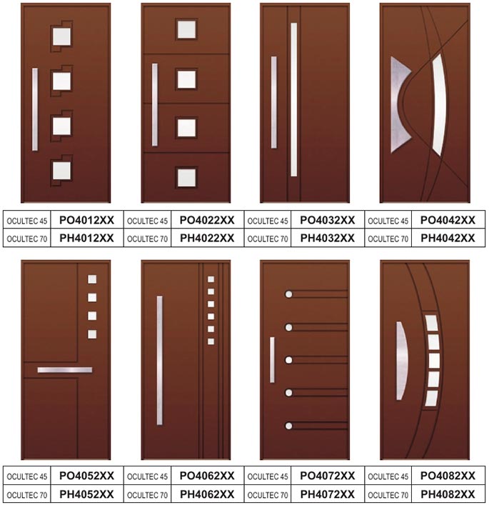 ocultec, renova ocultec, renova ocultec rpt, rpt, serie 400, ocultec 45, ocultec 70, paneles puerta, paneles