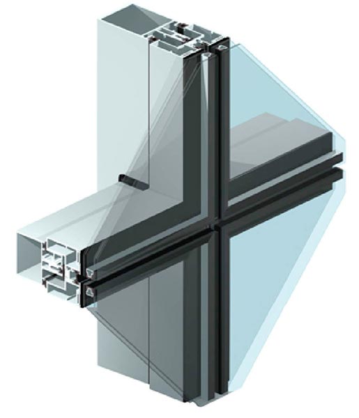 Admisión Espectador virtual Aluminios Garcilaso | PERFILES- Fachada estructural muro cortina |  Carpintería de aluminio en Barcelona