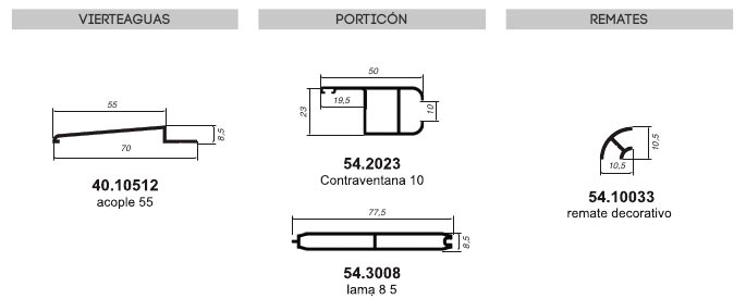 perfiles, porticon, porticon aluminio, porticones, porticon inteiror, aluminio, perfiles porticon, accesorios porticon, barcelona