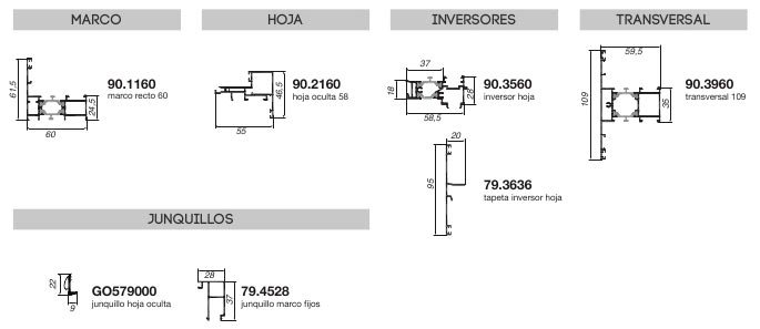 pr rpt 60 ho ceu, hoja oculta, canal europeo, rpt, serie renova, practicables, barcelona, perfiles, aluminio, ventanas, balconeras, centro alum