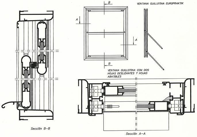 ventana guillotina europraktik, ventanas guillotinas de aluminio, ventanas guillotinas, ventana, guillotina, aluminio, barcelona